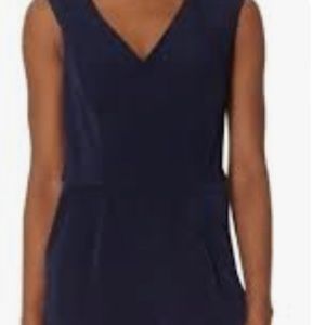 The Limited Sleeveless Navy Jumpsuit